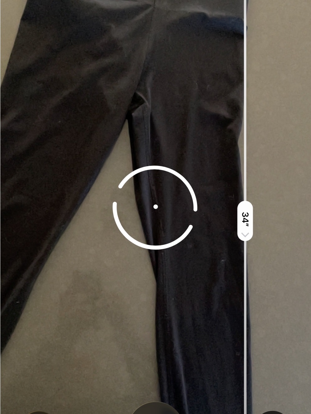 Women’s Dri-FIT High Rise Black Full Length Leggings Size M - Picture 3 of 8